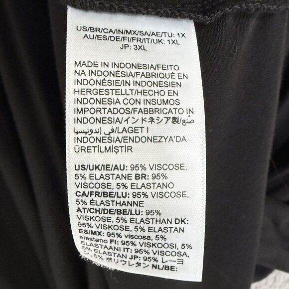 Amazon Essentials Black Surplice Dress 1X - Picture 11 of 11